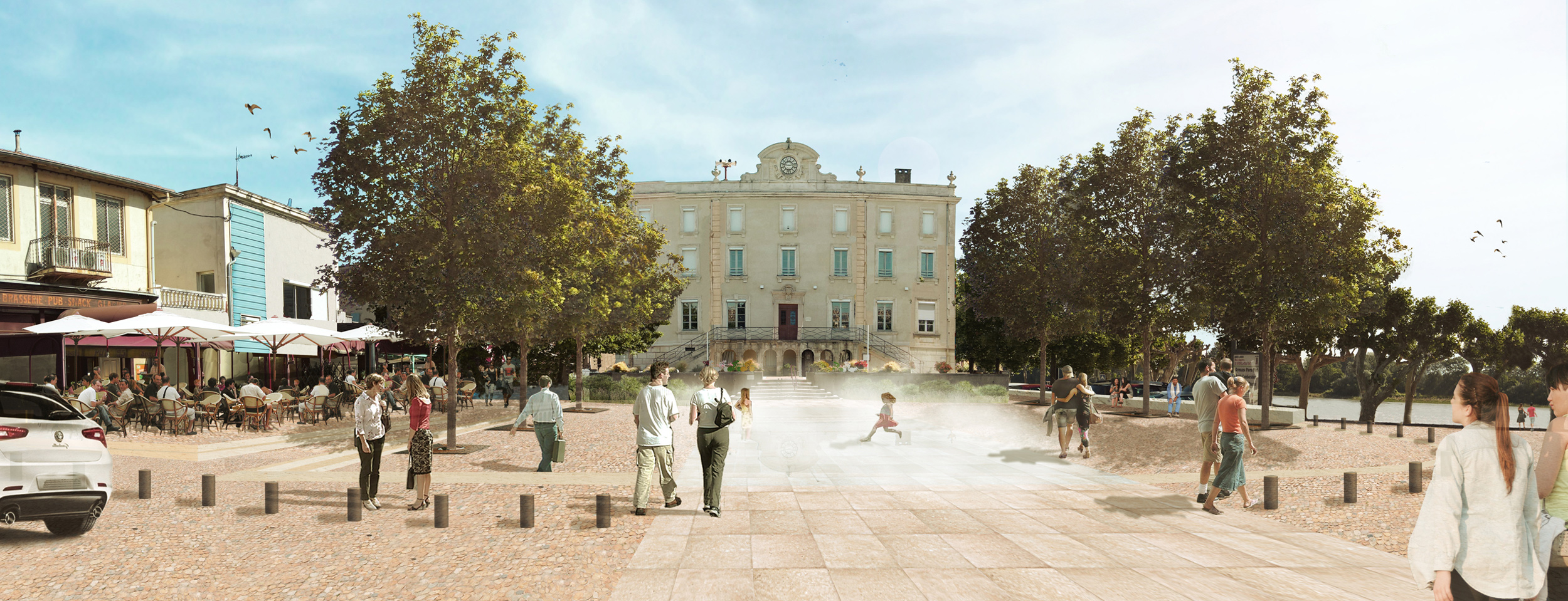 Bourg Saint Andeol-Panorama-mairie